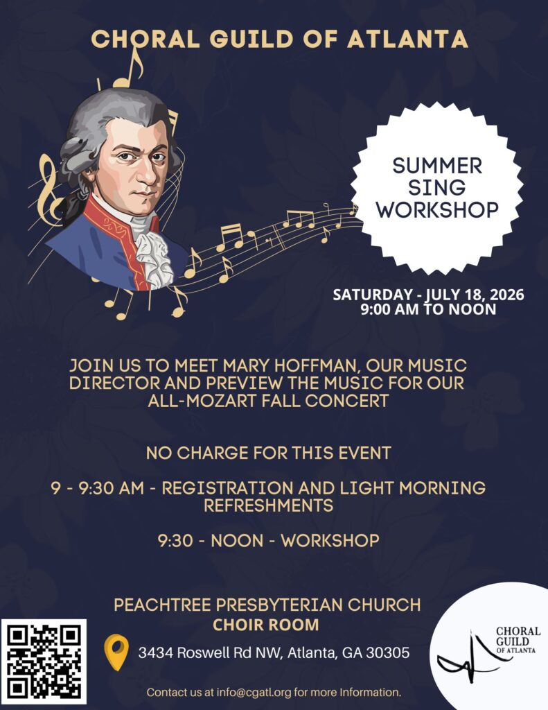 2026 Summer Sing Workshop